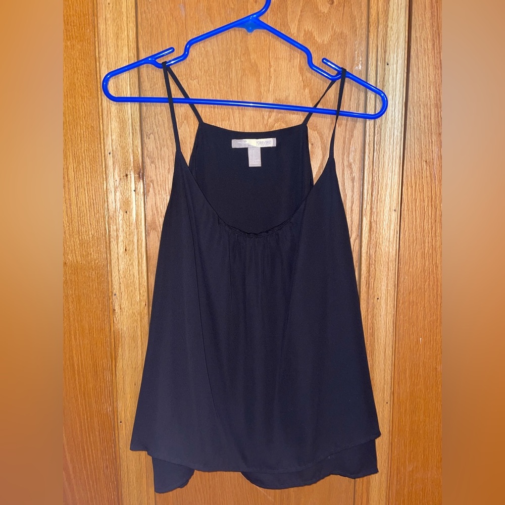 Black tank top from forever 21 size medium